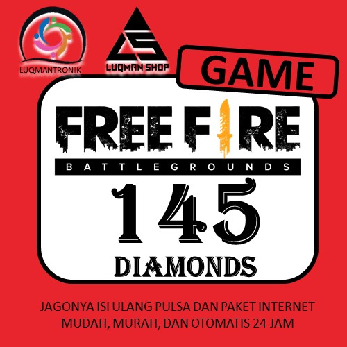 TOPUP GAME FREE FIRE - 145 Diamond