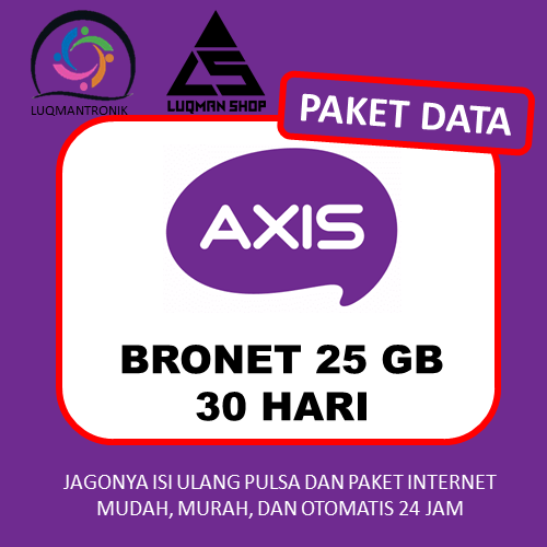Paket Internet AXIS BRONET & OWSEM - BRONET 25GB 30D