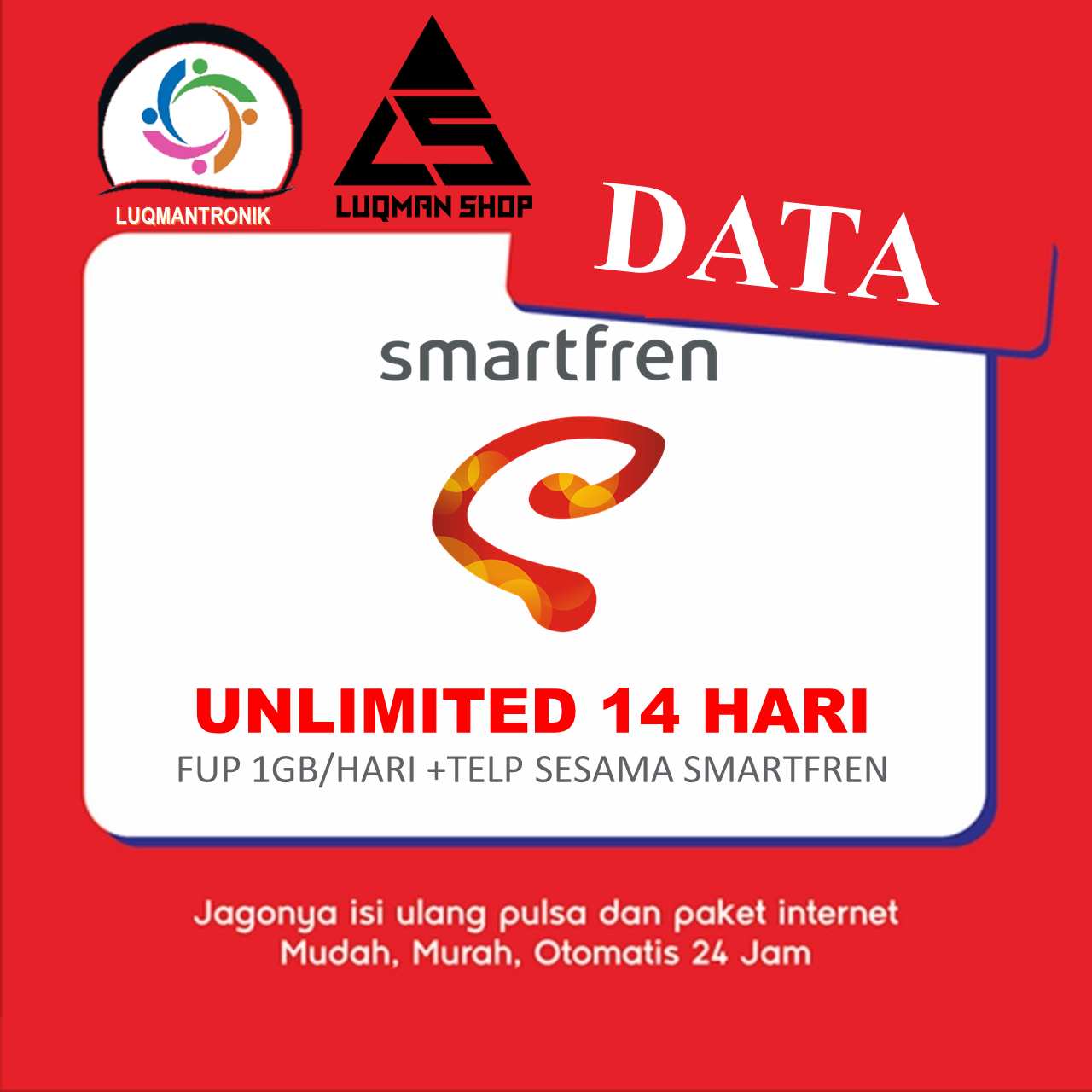 Paket Internet SMART UNLIMITED - UNLIMITED 14 HARI