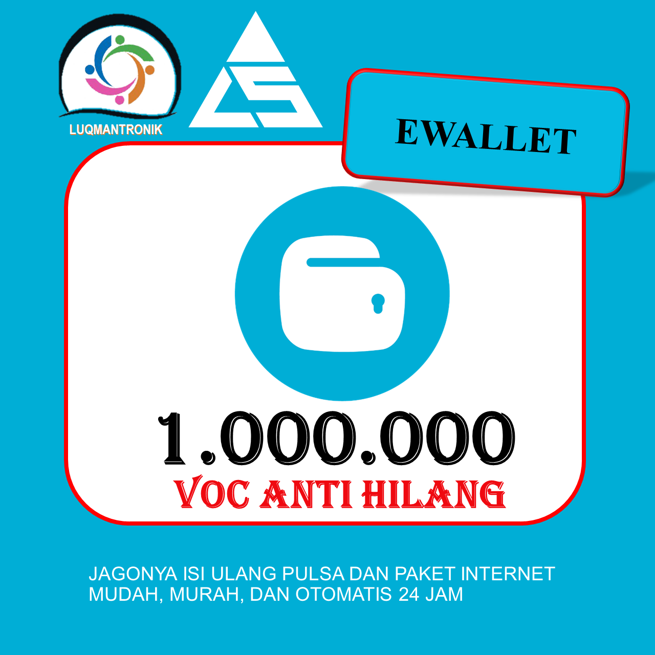 TOPUP EWALLET GO PAY CUSTOMER - GOPAY 1.000.000