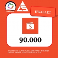 TOPUP EWALLET SHOPEE - 90.000